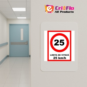 Indicator Pentru limita de viteza 30 km la ora, Sticker autocolant - Img 4