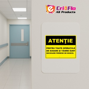 Indicator Pentru operatiile de sudare si taiere, Sticker autocolant - Img 4