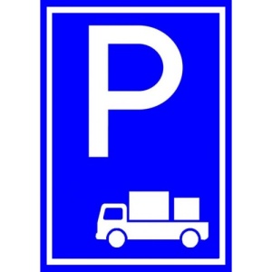 Indicator Pentru parcare auto transport marfa, Sticker autocolant