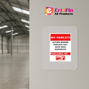 Indicator Pentru parcare cu numar, Sticker autocolant - Img 3
