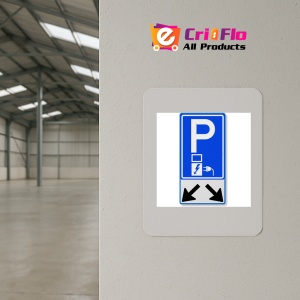 Indicator pentru parcare de circulatie incarcare auto electrica, Sticker autocolant - Img 3