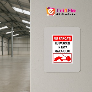 Indicator Pentru parcare nu parcati in fata garajului, Sticker autocolant - Img 3