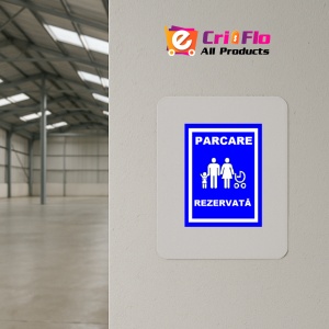 Indicator Pentru parcare rezervata mama si copil, Sticker autocolant - Img 3