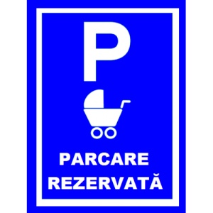 Indicator Pentru parcare rezervata parintilor cu caruturi cu copii, Sticker autocolant