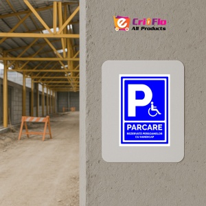 Indicator Pentru parcare rezervata persoanelor cu handicap, Sticker autocolant - Img 5