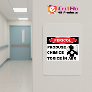 Indicator Pentru produse chimice in aer, Sticker autocolant - Img 4