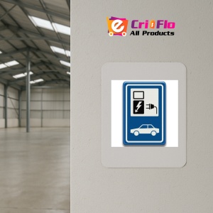 Indicator pentru punct de incarcare auto, Sticker autocolant - Img 3