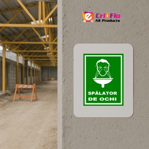 Indicator Pentru spalator de ochi, Sticker autocolant - Img 5