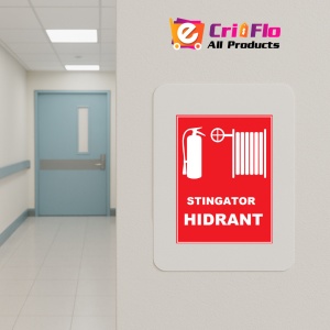 Indicator Pentru stingator cu hidrant, Sticker autocolant - Img 4