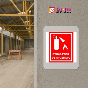 Indicator Pentru stingator de incendiu, Sticker autocolant - Img 5