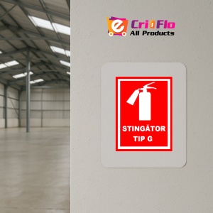 Indicator Pentru stingator tip g, Sticker autocolant - Img 3