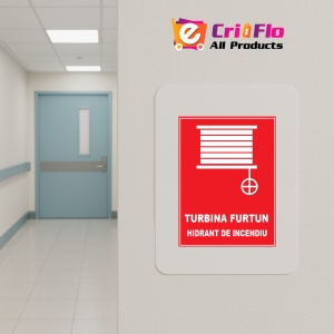 Indicator Pentru turbina furtun hidrant de incendiu, Sticker autocolant - Img 4