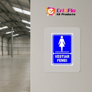 Indicator Pentru vestiar femei, Sticker autocolant - Img 3