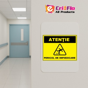 Indicator Pericol de impiedicare, Sticker autocolant - Img 4