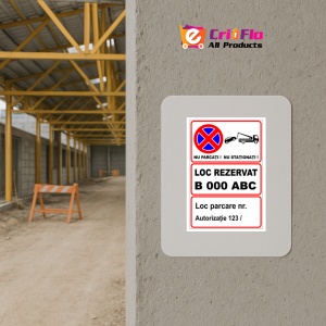 Indicator Personalizat nu parcati nu stationa, Sticker autocolant - Img 5