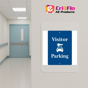 Indicator Personalized Visitor Parking Sign, Sticker autocolant - Img 4
