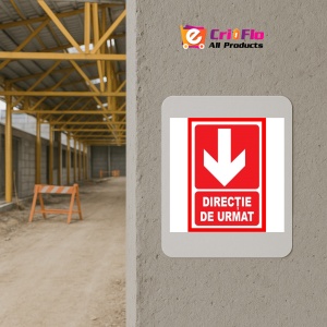Indicator Placute pentru directie de urmat in jos, Sticker autocolant - Img 5