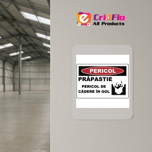 Indicator Prapastie pericol de cadere in gol, Sticker autocolant - Img 3