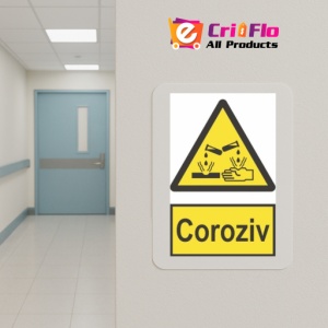 Indicator protectia muncii coroziv, Sticker autocolant - Img 5