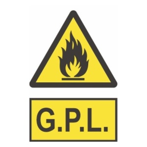 Indicator protectia muncii gpl, Sticker autocolant