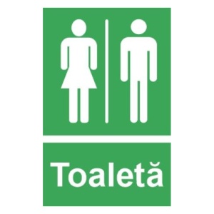 Indicator protectia muncii toaleta wc, Sticker autocolant