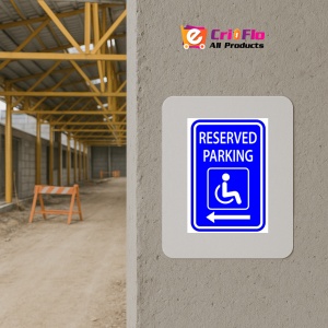 Indicator Reserved parking, Sticker autocolant - Img 5