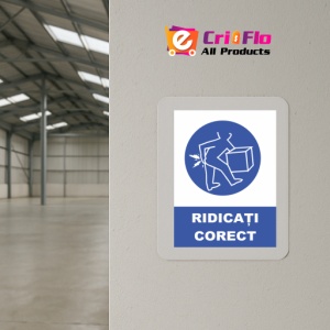 Indicator Ridicati corect, Sticker autocolant - Img 4