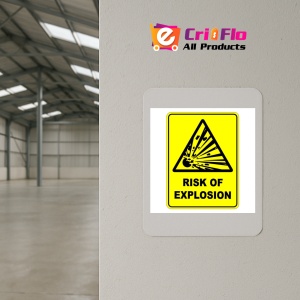 Indicator Risk Of Explosion Sign, Sticker autocolant - Img 3