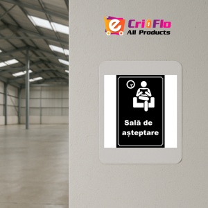 Indicator Sala de asteptare, Sticker autocolant - Img 3