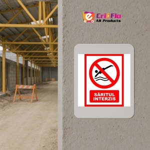 Indicator Saritul interzis, Sticker autocolant - Img 5