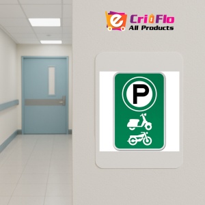 Indicator Scooter Parking Sign, Sticker autocolant - Img 5