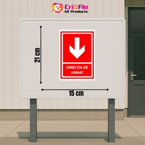 Indicator Semn de directie de urmat sageata in jos, Sticker autocolant - Img 2