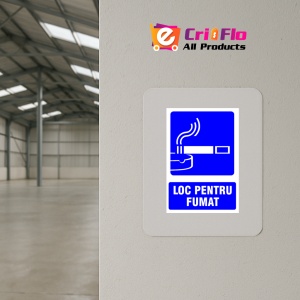 Indicator Semn de loc pentru fumat, Sticker autocolant - Img 4