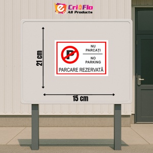 Indicator Semn de parcare nu parcati no parking parcare rezervata, Sticker autocolant - Img 2