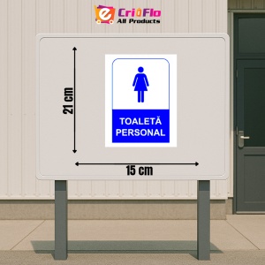 Indicator Semn de toaleta personal pentru femei, Sticker autocolant - Img 2
