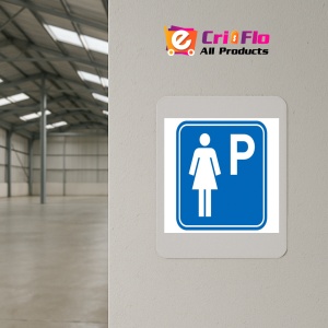 Indicator Semn parcare pentru femei, Sticker autocolant - Img 4