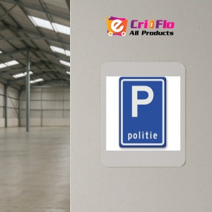 Indicator Semn parcare politie, Sticker autocolant - Img 4