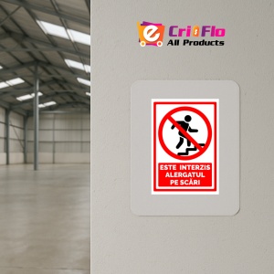 Indicator Semn pentru alergatul pe scari, Sticker autocolant - Img 4