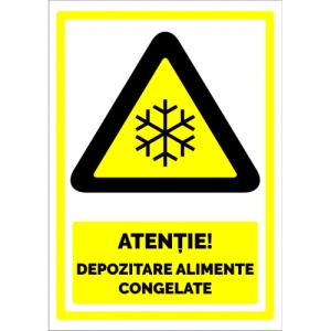 Indicator Semn pentru depozitare alimente congelate, Sticker autocolant