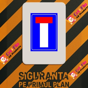 Indicator Semn pentru Drum Infundat, Sticker autocolant - Img 3