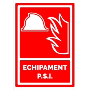 Indicator Semn pentru echipament PSI, Sticker autocolant
