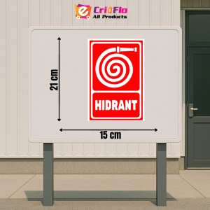 Indicator Semn pentru hidrant cu furtun, Sticker autocolant - Img 2