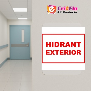 Indicator Semn pentru hidrant exterior, Sticker autocolant - Img 5