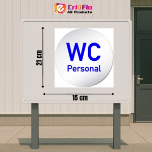 Indicator Semn pentru wc personal, Sticker autocolant - Img 2