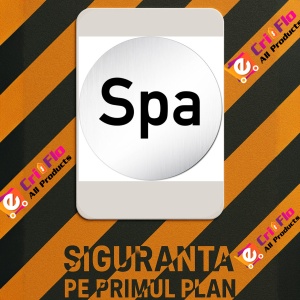 Indicator Semn spa, Sticker autocolant - Img 3