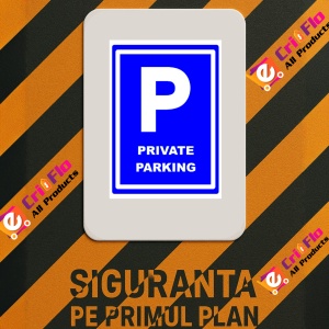Indicator Sign private parking, Sticker autocolant - Img 3