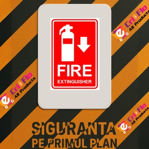 Indicator Signs fire extinguisher, Sticker autocolant - Img 3