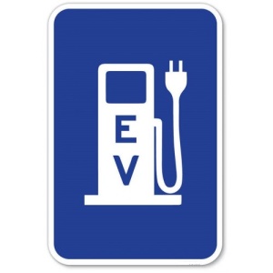 Indicator Statie pentru incarcare electrica, Sticker autocolant