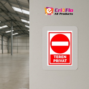 Indicator Teren privat, Sticker autocolant - Img 4