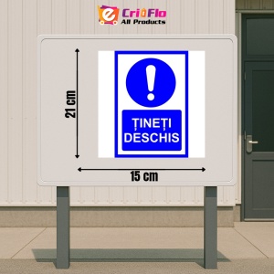 Indicator Tineti deschis, Sticker autocolant - Img 2